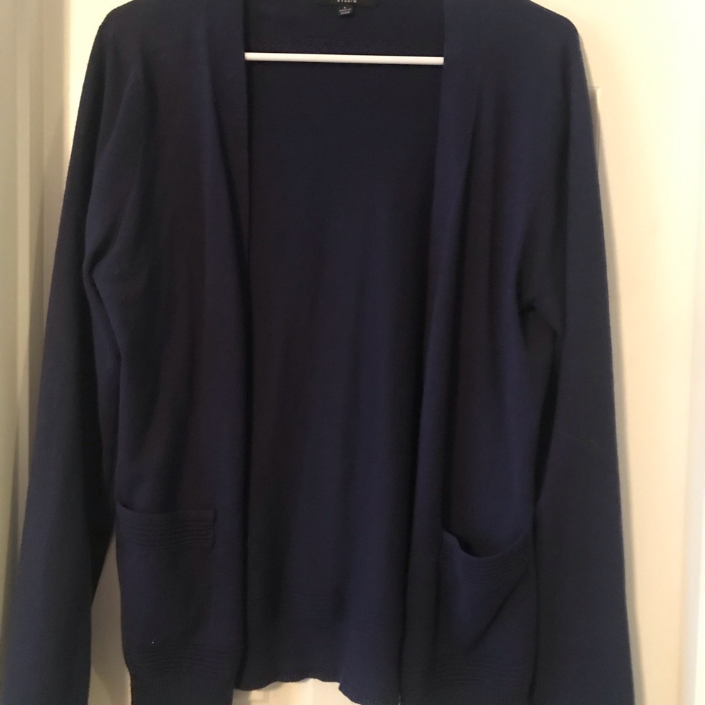 Navy blue cardigan